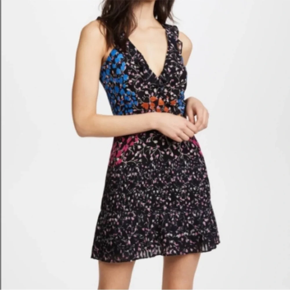 SALONI Vivid Floral Mini Dress - Picture 2 of 15